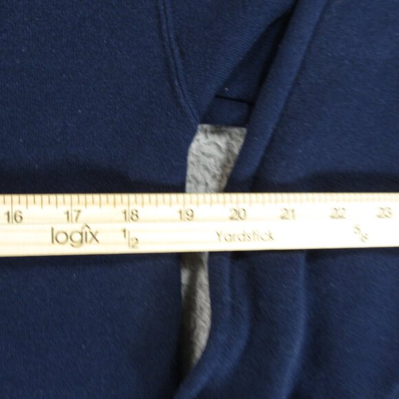 United States Navy Sweater Mens Small Blue Yellow Sweatshirt Made in USA - Picture 10 of 13